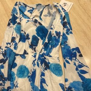Gorgeous blue floral romper purchased from boutique in Sydney, Australia.